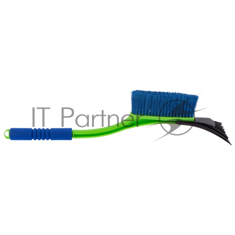 Щетка-сметка для снега со съемным скребком, мягкая рукоятка, 540 мм// Сибртех