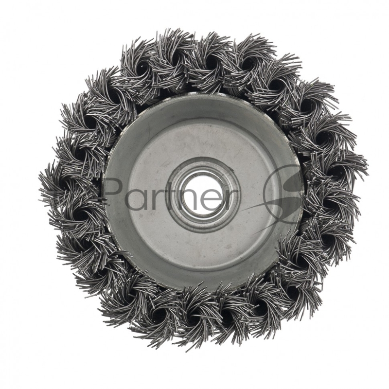 Щетка для УШМ, 100 мм, М14, Чашка, крученая проволока 0,5 мм// Сибртех
