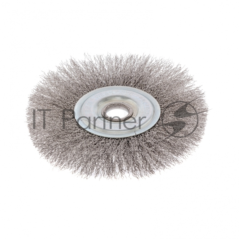 Щетка для УШМ, 175 мм, посадка 22,2 мм, плоская, витая проволока// Сибртех