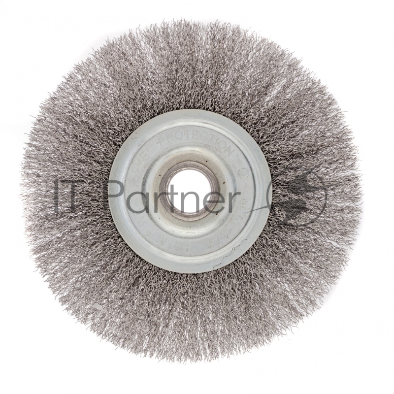 Щетка для УШМ, 175 мм, посадка 22,2 мм, плоская, витая проволока// Сибртех