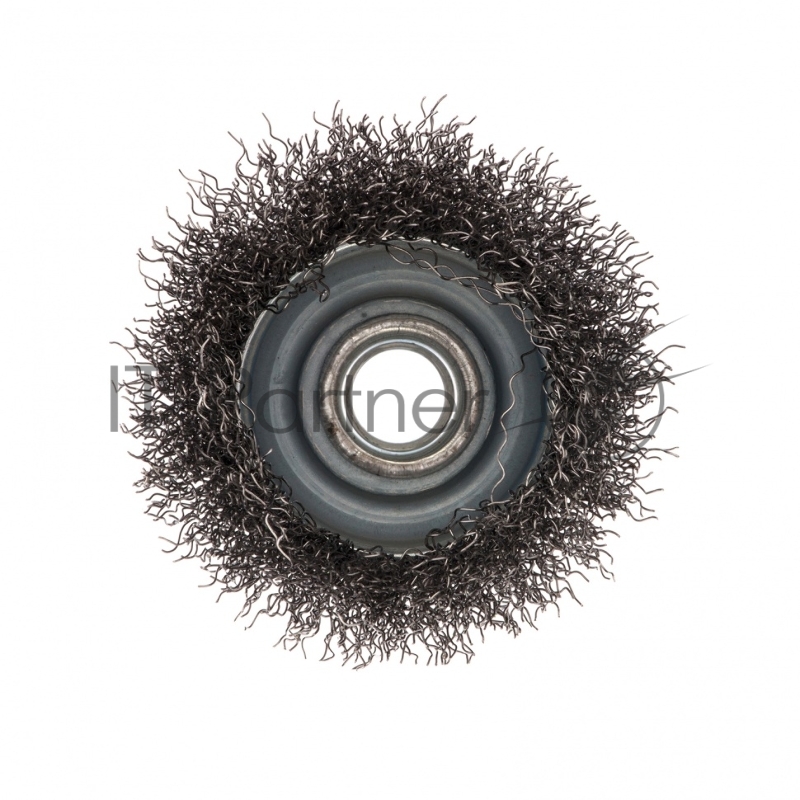 Щетка для УШМ, 65 мм, М14, чашка, витая проволока, 0,3 мм// Сибртех