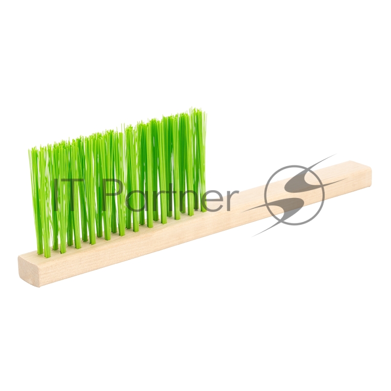 Щетка-сметка 2-рядная, 280 мм, деревянная ручка// Сибртех