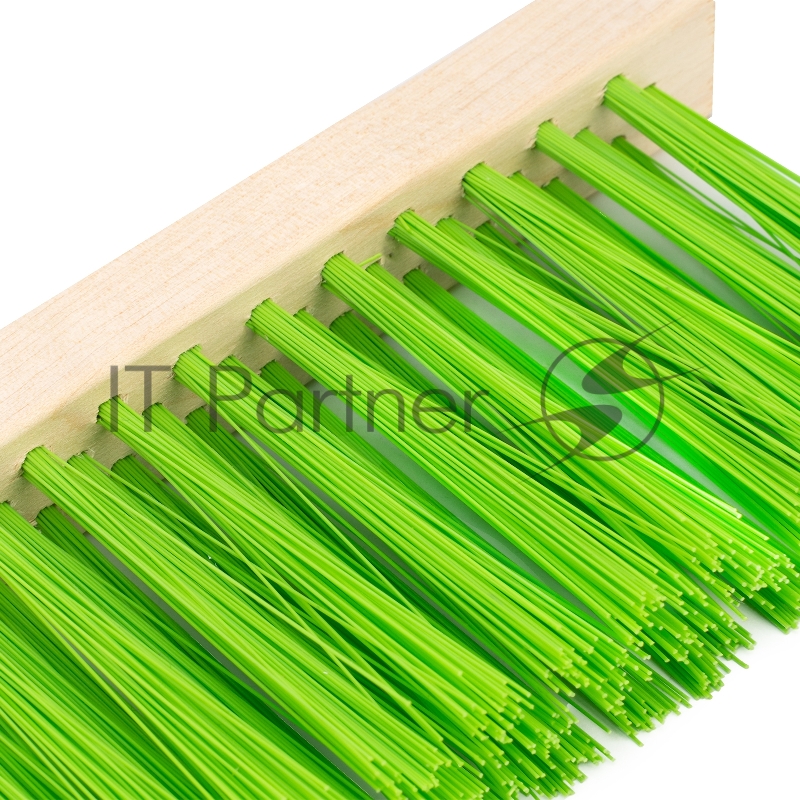 Щетка-сметка 3-рядная, 320 мм, деревянная ручка// Сибртех