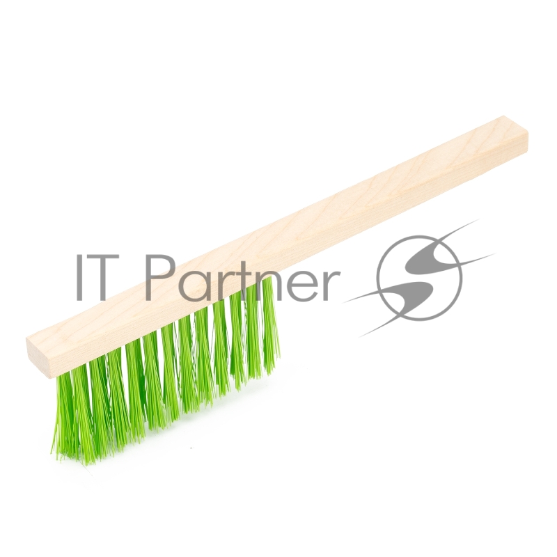 Щетка-сметка 3-рядная, 320 мм, деревянная ручка// Сибртех