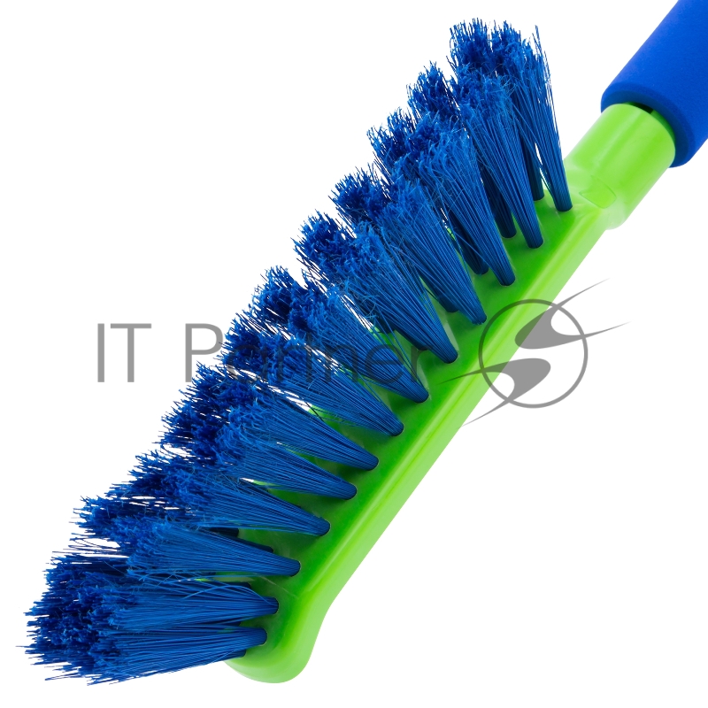 Щетка-сметка для снега со скребком, мягкая рукоятка, 425 мм// Сибртех