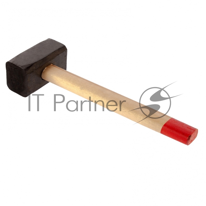 Кувалда, 3000 г, кованая головка, деревянная рукоятка 380 мм // Сибртех