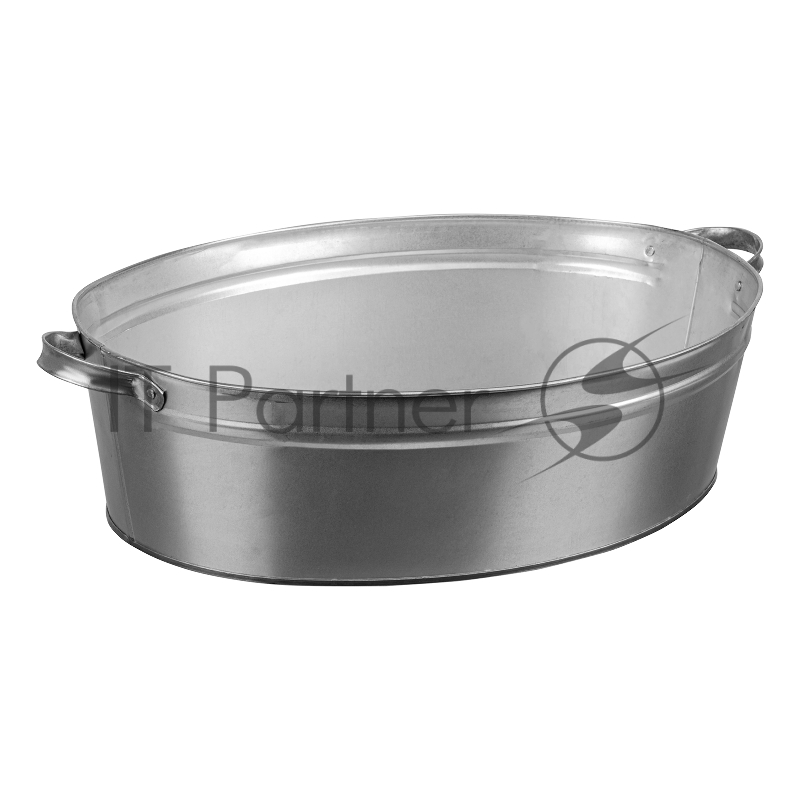 Таз оцинкованный овальный 23 л, Россия// Сибртех