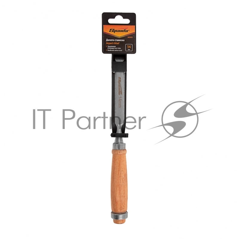Долото-стамеска 14 мм, деревянная рукоятка// Sparta