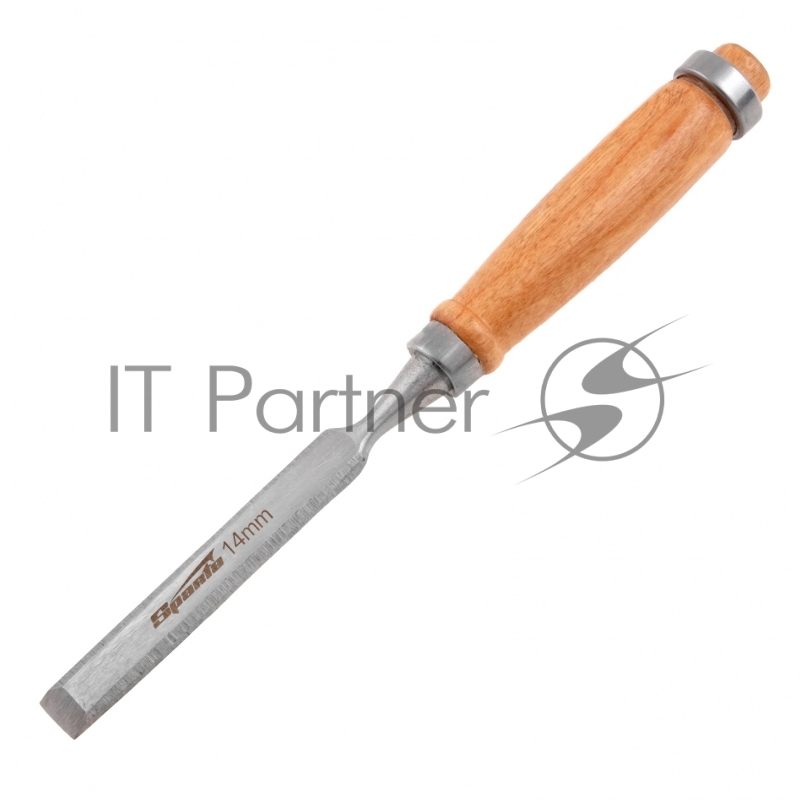 Долото-стамеска 14 мм, деревянная рукоятка// Sparta