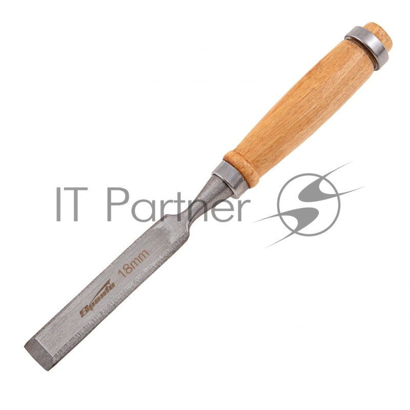 Долото-стамеска 18 мм, деревянная рукоятка// Sparta