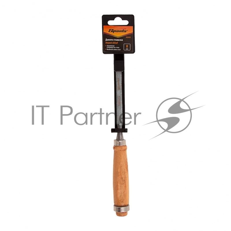 Долото-стамеска 8 мм, деревянная рукоятка// Sparta