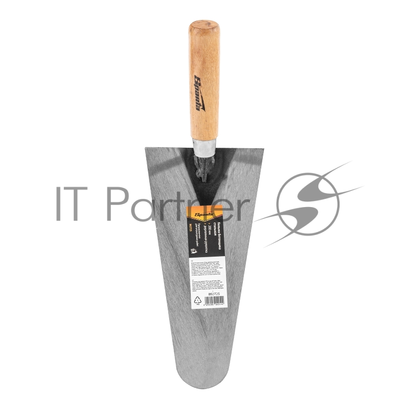 Кельма бетонщика стальная, 200 мм, деревянная ручка// Sparta