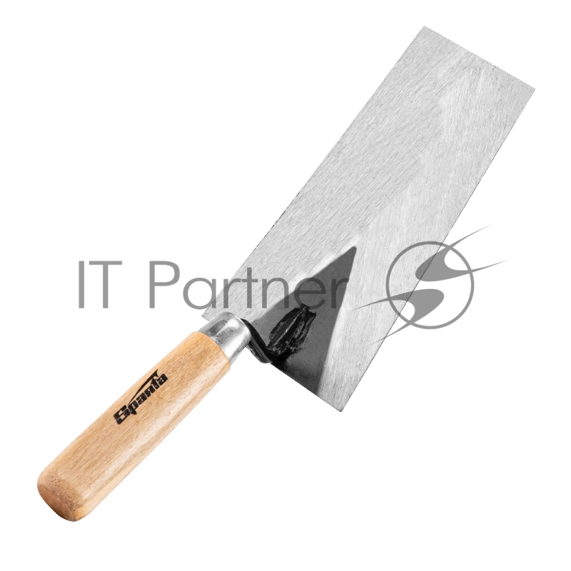 Кельма отделочника стальная, 160 мм, деревянная ручка// Sparta