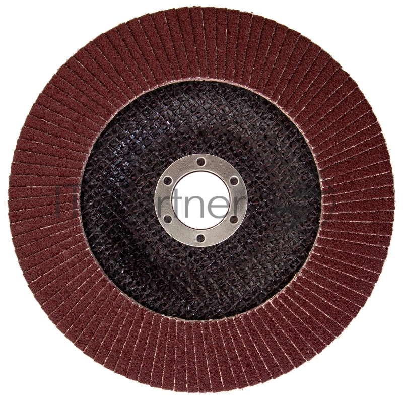 Круг лепестковый торцевой КЛТ-1, зернистость Р80(16Н), 150 х 22,2 мм, (БАЗ)// Россия