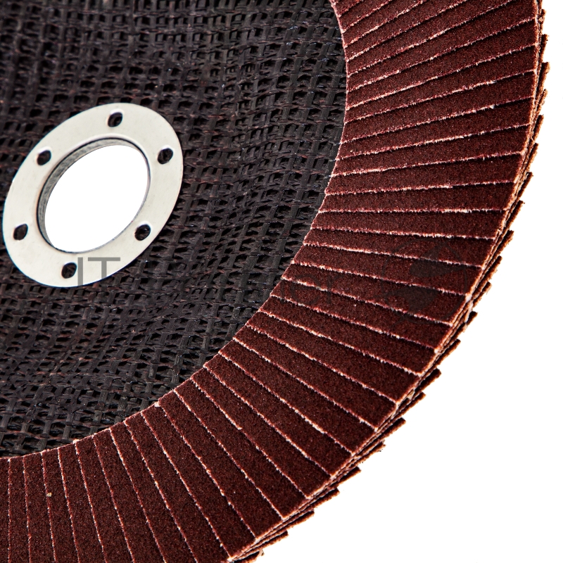 Круг лепестковый торцевой КЛТ-1, зернистость Р 80, 180 х 22,2 мм // Россия