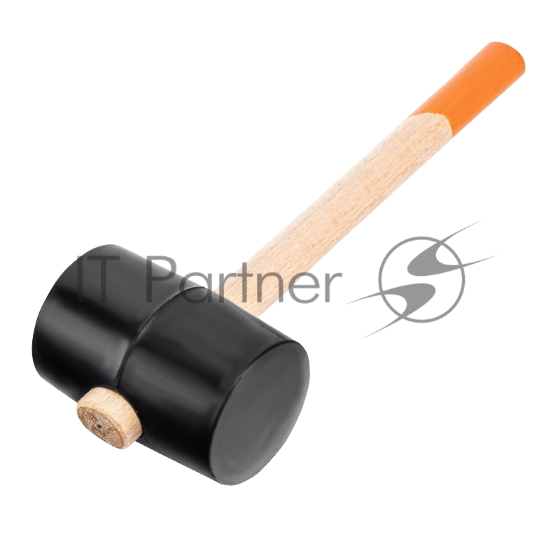 Киянка резиновая, 1130 г, черная резина, деревянная рукоятка// Sparta