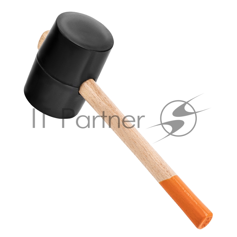 Киянка резиновая, 1130 г, черная резина, деревянная рукоятка// Sparta