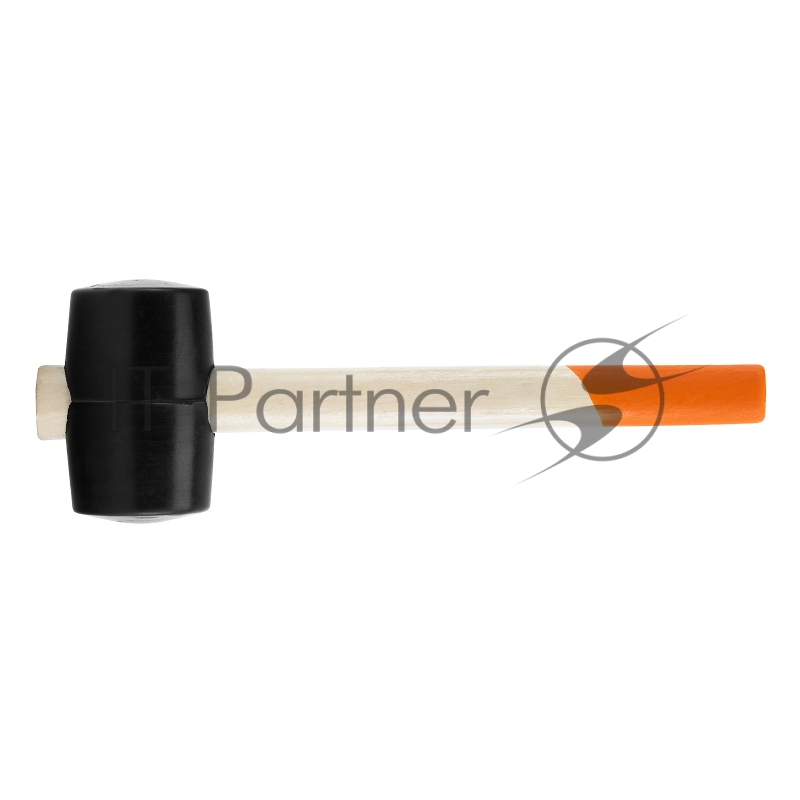 Киянка резиновая, 340 г, черная резина, деревянная рукоятка// Sparta