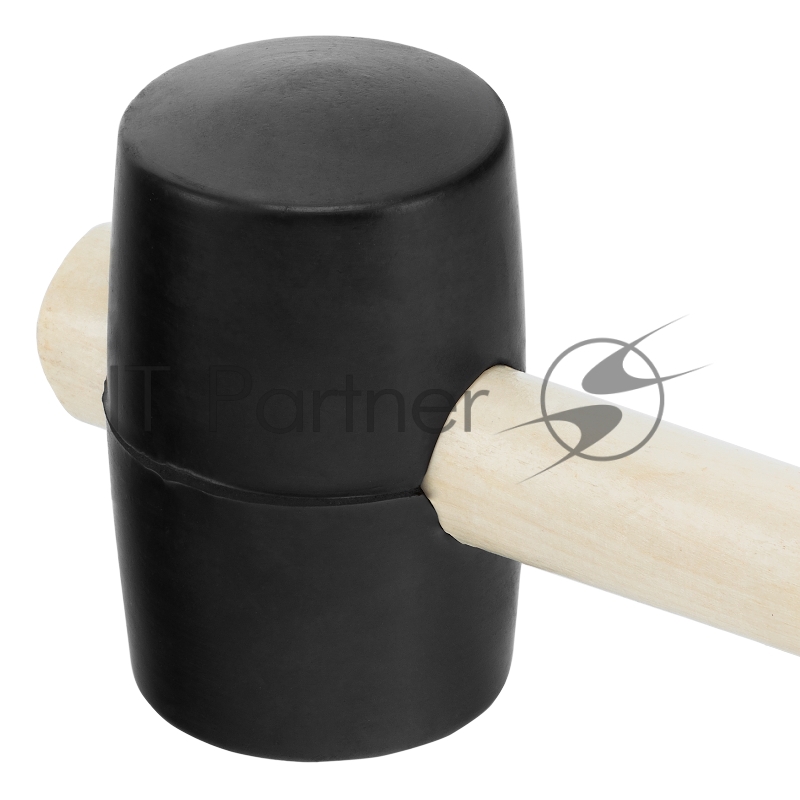 Киянка резиновая, 340 г, черная резина, деревянная рукоятка// Sparta