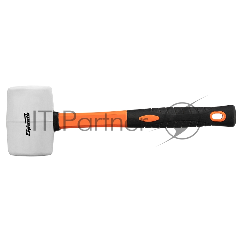 Киянка резиновая, 450г, белая резина, фибергласовая рукоятка// Sparta