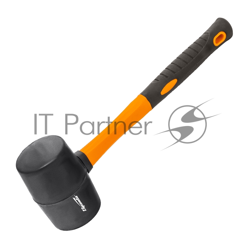 Киянка резиновая, 450г, черная резина, фибергласовая рукоятка// Sparta