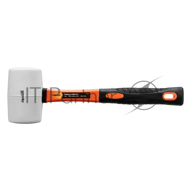 Киянка резиновая, 680г, белая резина, фибергласовая рукоятка// Sparta
