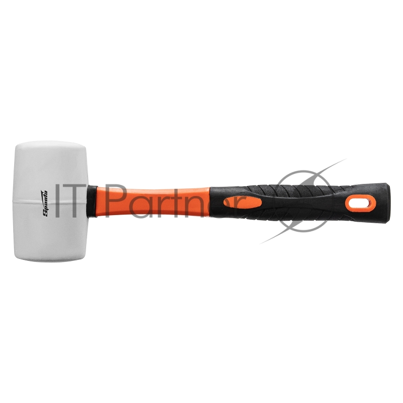 Киянка резиновая, 680г, белая резина, фибергласовая рукоятка// Sparta