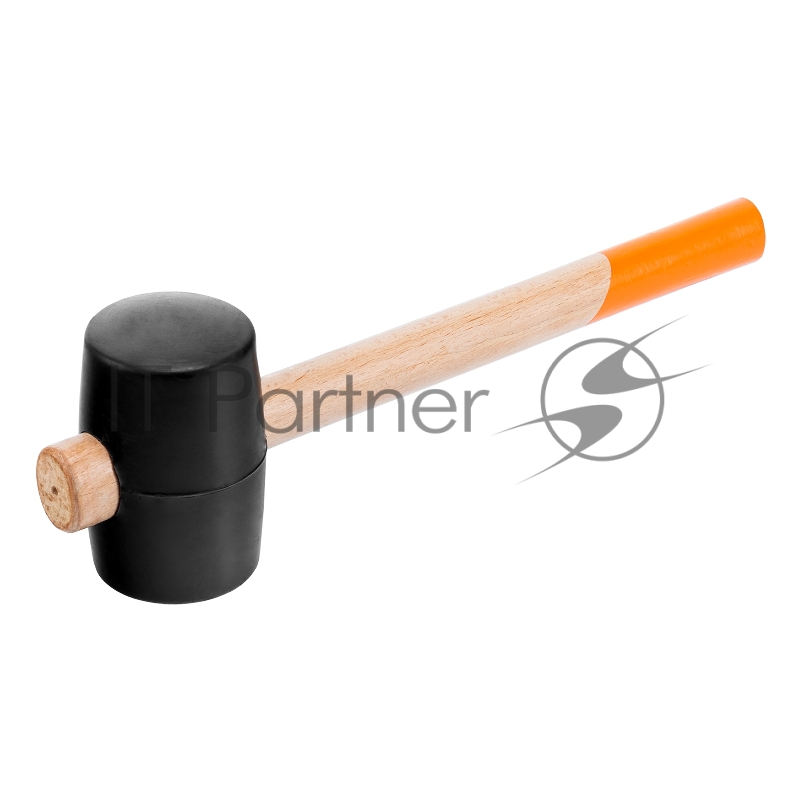 Киянка резиновая, 680 г, черная резина, деревянная рукоятка// Sparta