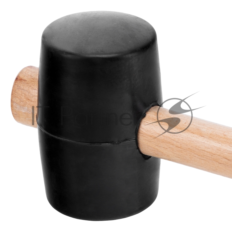 Киянка резиновая, 680 г, черная резина, деревянная рукоятка// Sparta