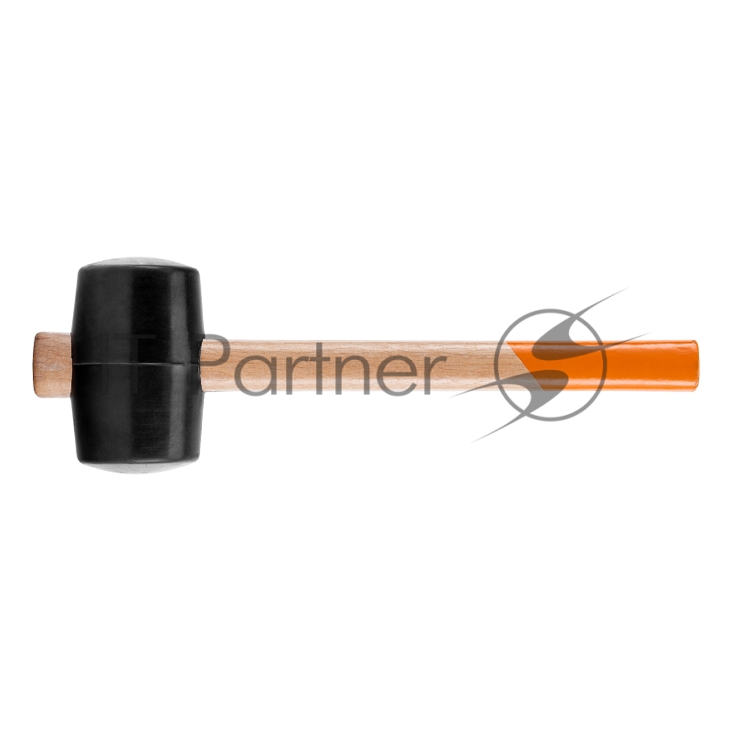 Киянка резиновая, 680 г, черная резина, деревянная рукоятка// Sparta