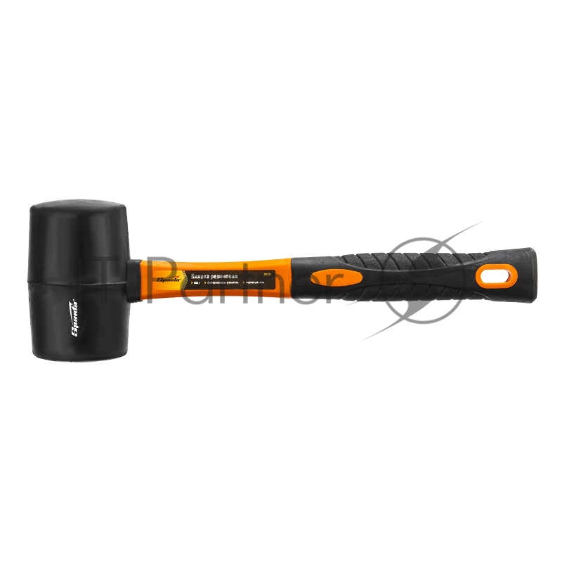 Киянка резиновая, 680г, черная резина, фибергласовая рукоятка// Sparta