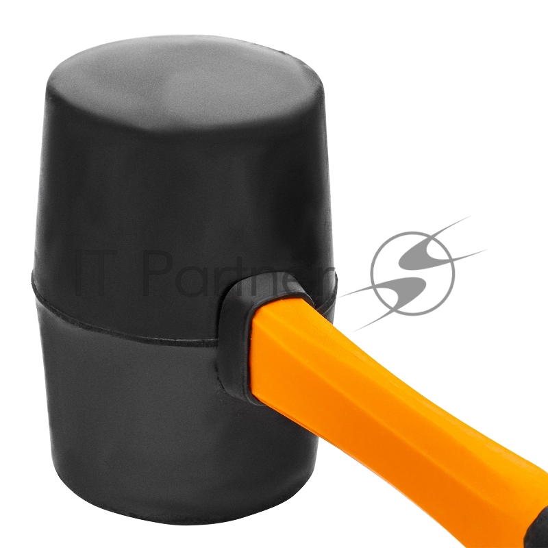 Киянка резиновая, 680г, черная резина, фибергласовая рукоятка// Sparta