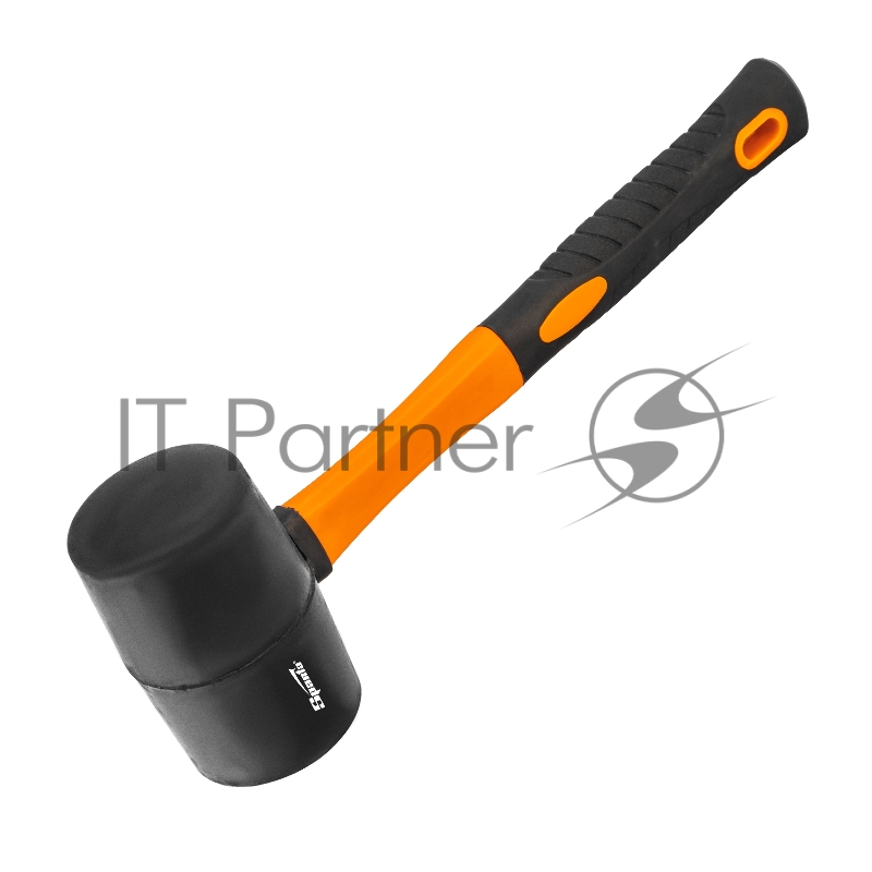 Киянка резиновая, 680г, черная резина, фибергласовая рукоятка// Sparta