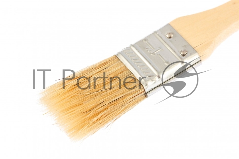 Кисть плоская Slimline 1 (25 мм), натуральная щетина, деревянная ручка// Sparta