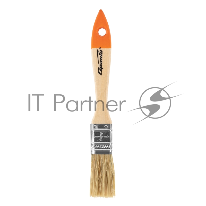 Кисть плоская Slimline 3/4 (20 мм), натуральная щетина, деревянная ручка// Sparta