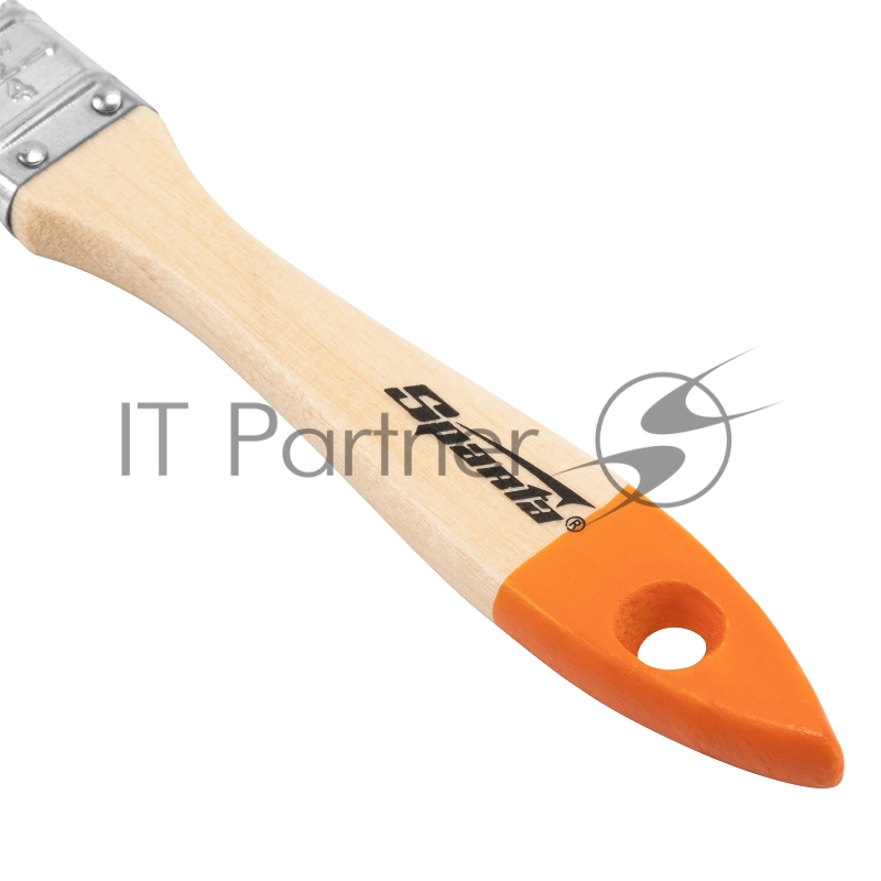 Кисть плоская Slimline 3/4 (20 мм), натуральная щетина, деревянная ручка// Sparta