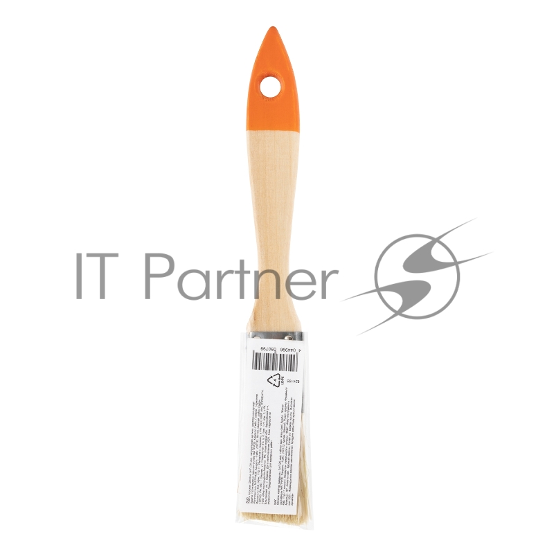 Кисть плоская Slimline 3/4 (20 мм), натуральная щетина, деревянная ручка// Sparta