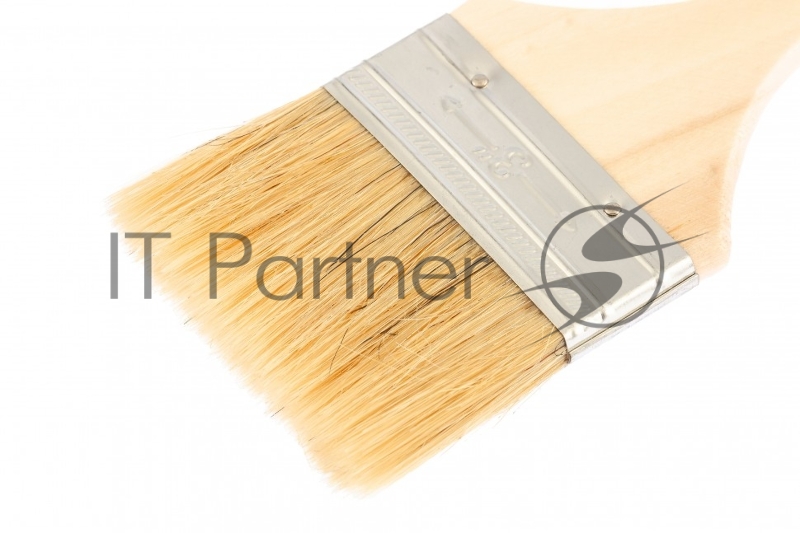 Кисть плоская Slimline 3 (75 мм), натуральная щетина, деревянная ручка// Sparta
