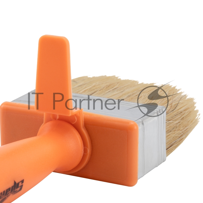 Кисть-ракля, 30х70 мм, натуральная щетина, пластмассовый корпус, пластмассовая ручка// Sparta