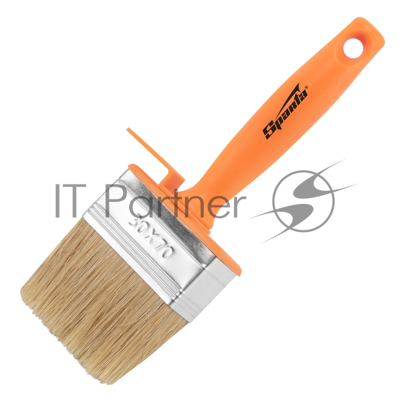 Кисть-ракля, 30х70 мм, натуральная щетина, пластмассовый корпус, пластмассовая ручка// Sparta