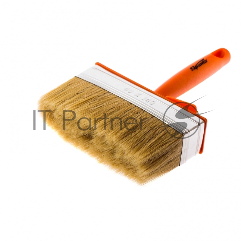 Кисть-ракля, 40х140 мм, натуральная щетина, пластмассовый корпус, пластмассовая ручка// Sparta