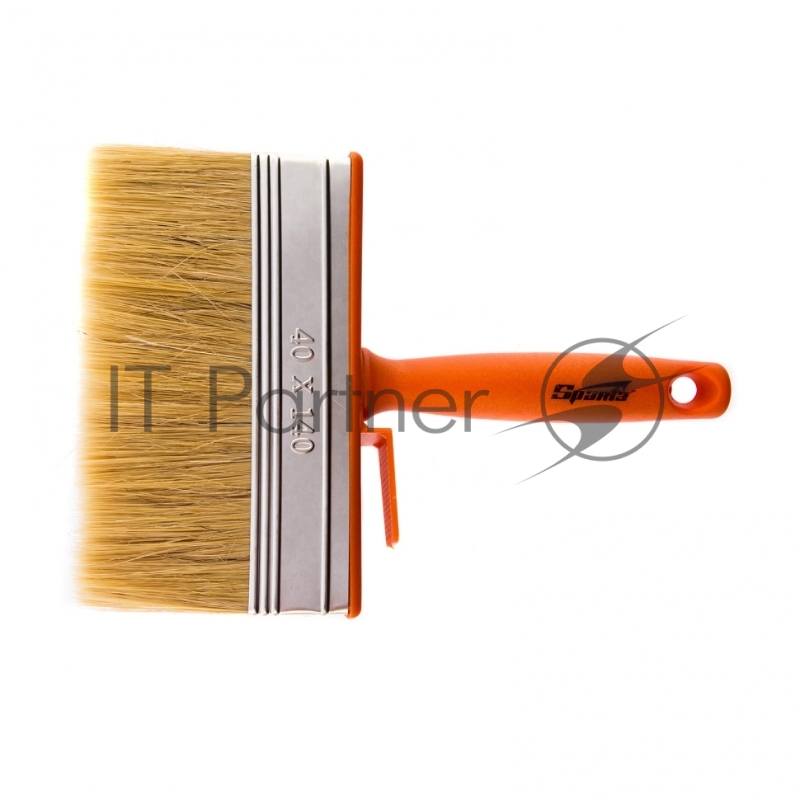 Кисть-ракля, 40х140 мм, натуральная щетина, пластмассовый корпус, пластмассовая ручка// Sparta