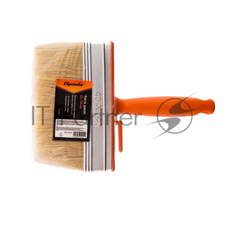 Кисть-ракля, 40х140 мм, натуральная щетина, пластмассовый корпус, пластмассовая ручка// Sparta