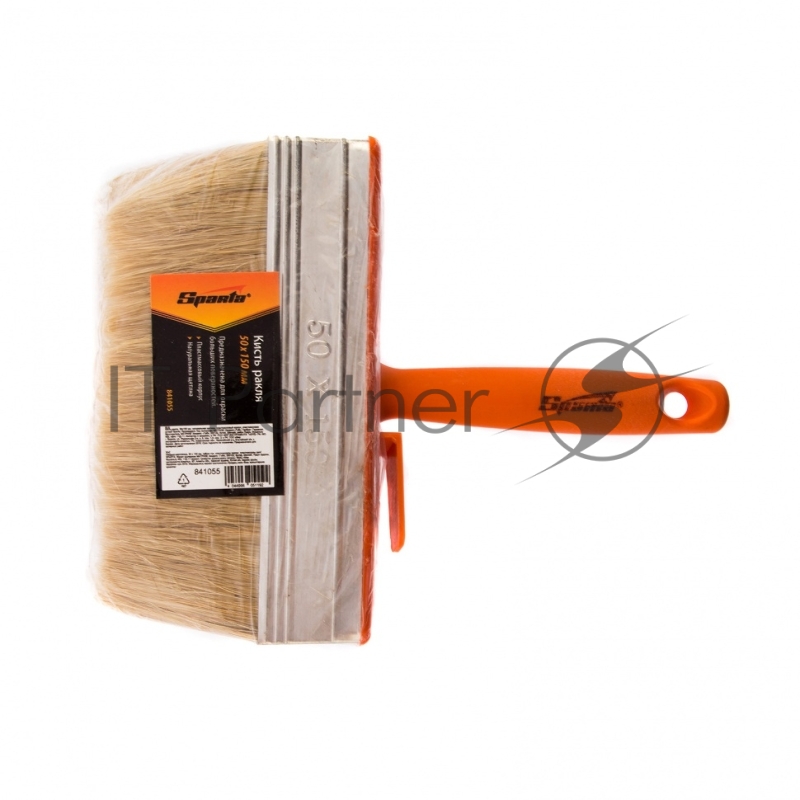 Кисть-ракля, 50х150 мм, натуральная щетина, пластмассовый корпус, пластмассовая ручка// Sparta