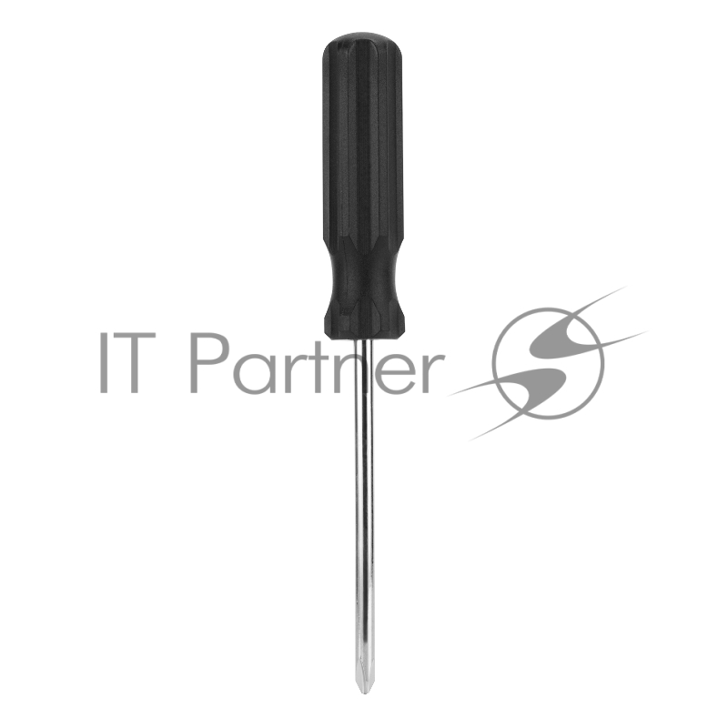 Отвертка PH2х100 мм, углеродистая сталь, черная пластиковая рукоятка // Sparta