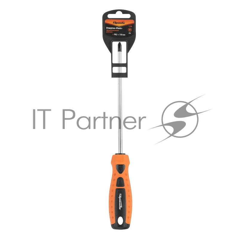 Отвертка Point, PH2 х 150 мм, 2-х компонентная рукоятка// Sparta
