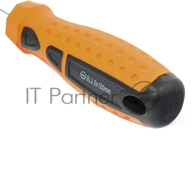 Отвертка Point, SL3,0 х 100 мм, 2-х компонентная рукоятка// Sparta