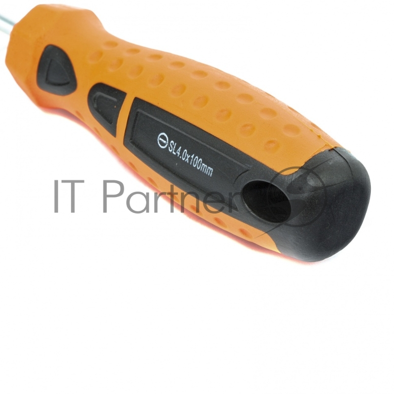 Отвертка Point, SL4,0 х 100 мм, 2-х компонентная рукоятка// Sparta