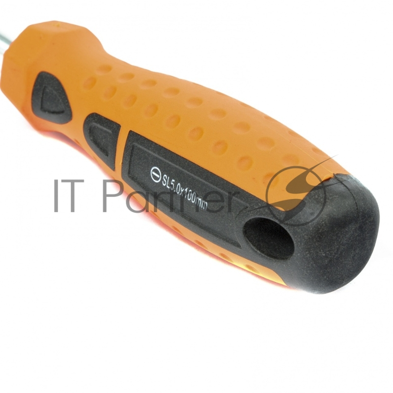 Отвертка Point, SL5,0 х 100 мм, 2-х компонентная рукоятка// Sparta