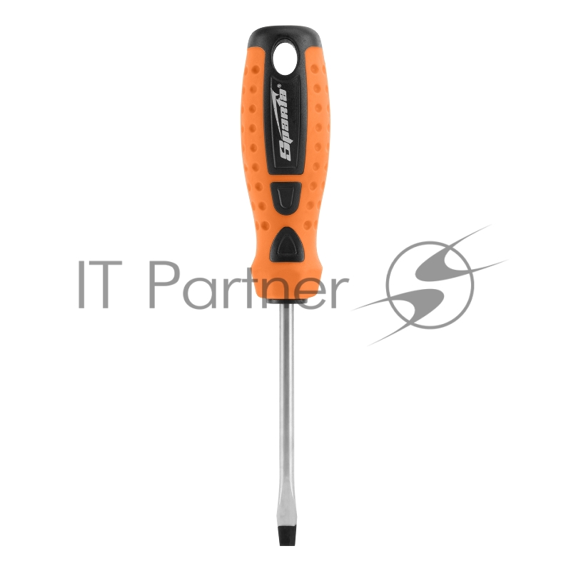 Отвертка Point, SL5,0 х 75 мм, 2-х компонентная рукоятка// Sparta